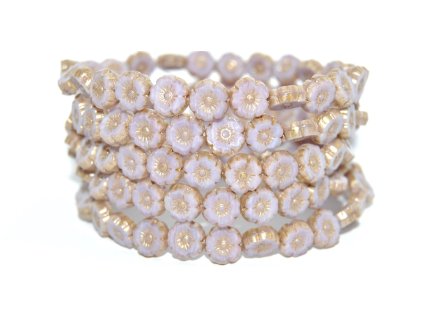 Hawaii flowers 8mm - Table cut beads