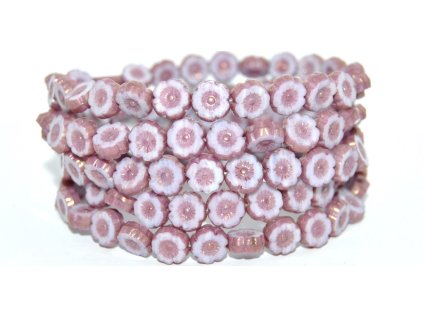 Hawaii flowers 8mm - Table cut beads