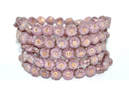 Hawaii flowers 8mm - Table cut beads