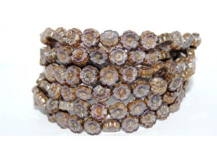 Hawaii flowers 8mm - Table cut beads