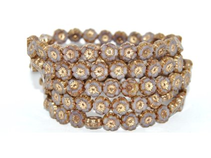 Hawaii flowers 8mm - Table cut beads