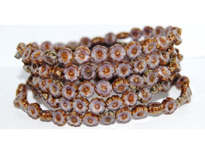 Hawaii flowers 8mm - Table cut beads