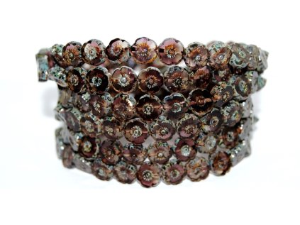 Hawaii flowers 8mm - Table cut beads