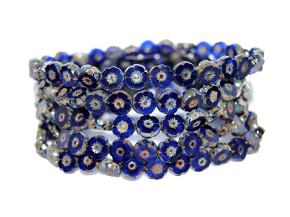 Hawaii flowers 8mm - Table cut beads