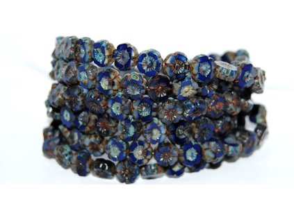 Hawaii flowers 8mm - Table cut beads