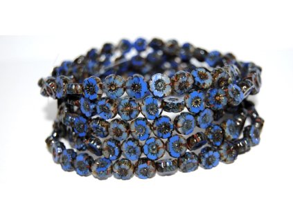 Hawaii flowers 8mm - Table cut beads