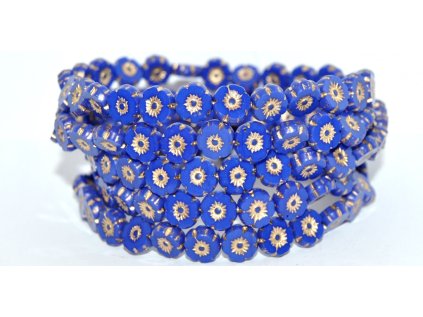 Hawaii flowers 8mm - Table cut beads