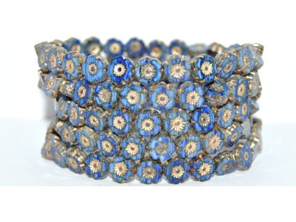 Hawaii flowers 8mm - Table cut beads