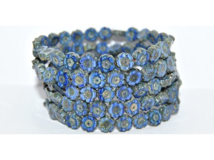 Hawaii flowers 8mm - Table cut beads