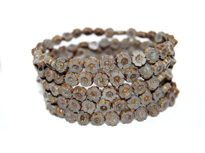 Hawaii flowers 8mm - Table cut beads