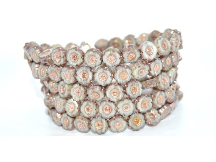 Hawaii flowers 8mm - Table cut beads