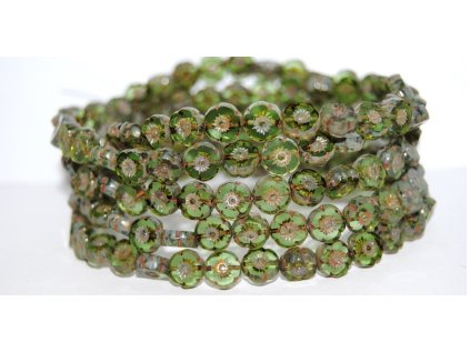 Hawaii flowers 8mm - Table cut beads