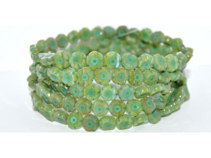 Hawaii flowers 8mm - Table cut beads