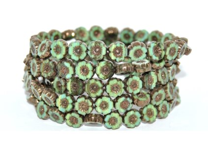 Hawaii flowers 8mm - Table cut beads