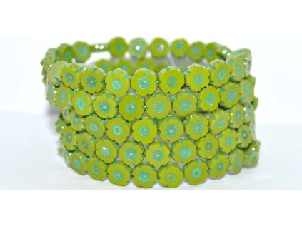 Hawaii flowers 8mm - Table cut beads