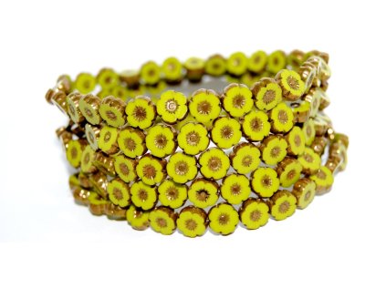 Hawaii flowers 8mm - Table cut beads