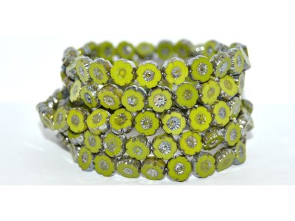 Hawaii flowers 8mm - Table cut beads