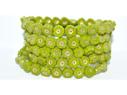 Hawaii flowers 8mm - Table cut beads