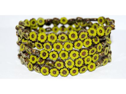 Hawaii flowers 8mm - Table cut beads