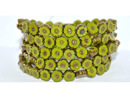 Hawaii flowers 8mm - Table cut beads