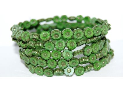 Hawaii flowers 8mm - Table cut beads