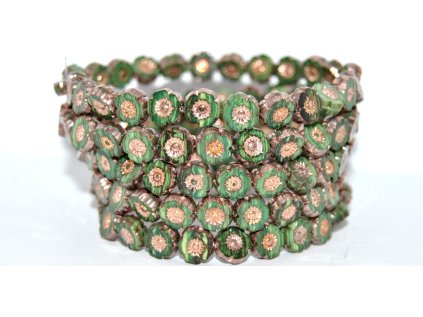 Hawaii flowers 8mm - Table cut beads