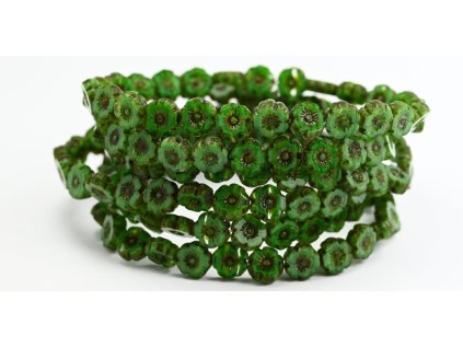 Hawaii flowers 8mm - Table cut beads