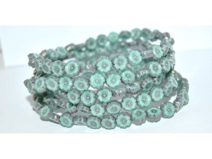 Hawaii flowers 8mm - Table cut beads