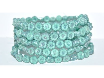 Hawaii flowers 8mm - Table cut beads