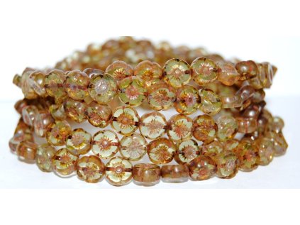 Hawaii flowers 8mm - Table cut beads