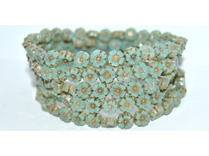 Hawaii flowers 8mm - Table cut beads