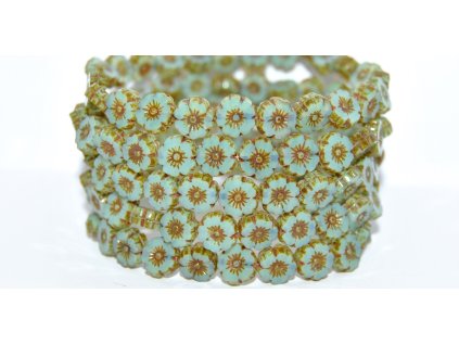 Hawaii flowers 8mm - Table cut beads