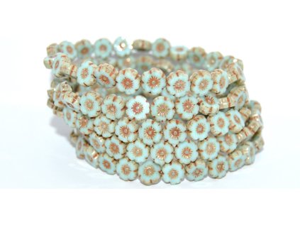 Hawaii flowers 8mm - Table cut beads