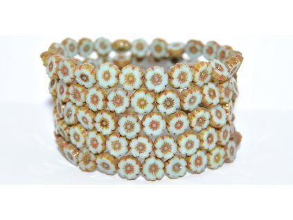 Hawaii flowers 8mm - Table cut beads