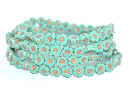 Hawaii flowers 8mm - Table cut beads