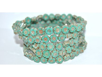 Hawaii flowers 8mm - Table cut beads