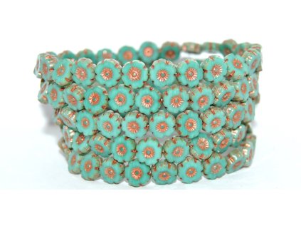 Hawaii flowers 8mm - Table cut beads