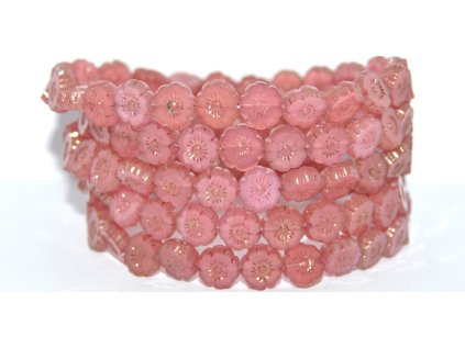 Hawaii flowers 8mm - Table cut beads