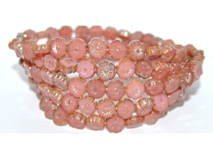 Hawaii flowers 8mm - Table cut beads