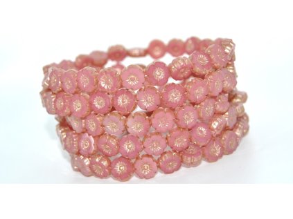 Hawaii flowers 8mm - Table cut beads