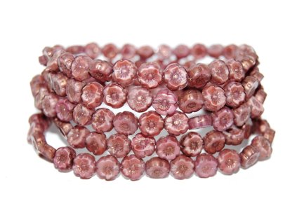 Hawaii flowers 8mm - Table cut beads