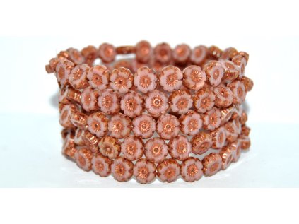 Hawaii flowers 8mm - Table cut beads