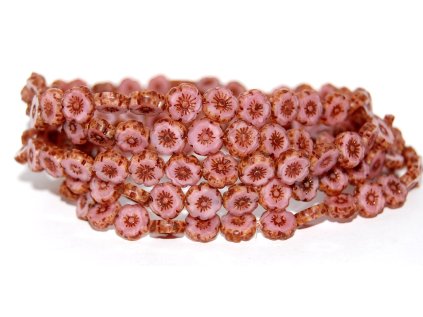 Hawaii flowers 8mm - Table cut beads