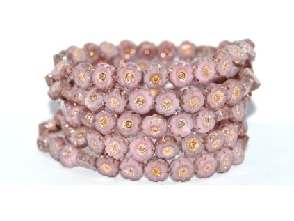 Hawaii flowers 8mm - Table cut beads