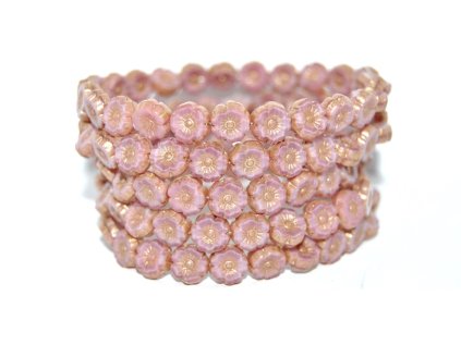 Hawaii flowers 8mm - Table cut beads