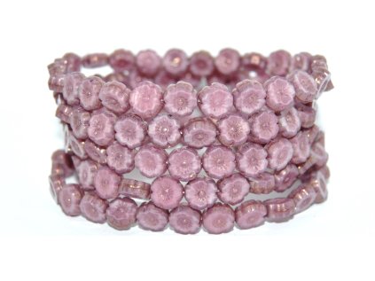 Hawaii flowers 8mm - Table cut beads