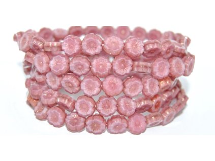 Hawaii flowers 8mm - Table cut beads