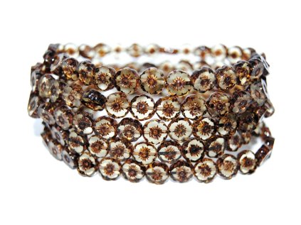 Hawaii flowers 8mm - Table cut beads