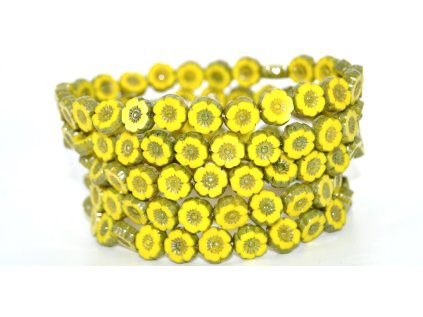 Hawaii flowers 8mm - Table cut beads