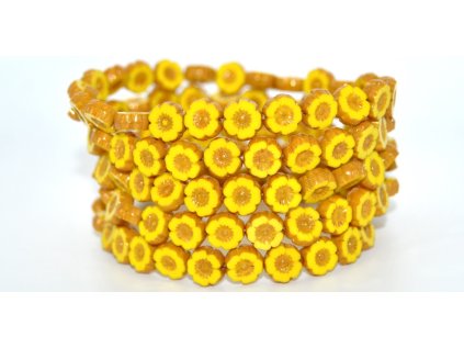 Hawaii flowers 8mm - Table cut beads